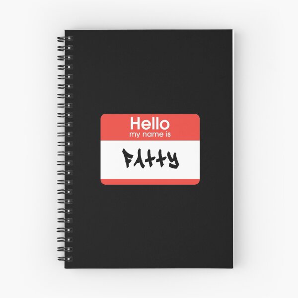 Item preview, Hello My Name Is Fatty Label  designed and sold by everything4eva.