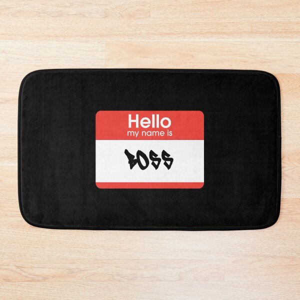 Item preview, Hello My Name Is Boss Label  designed and sold by everything4eva.