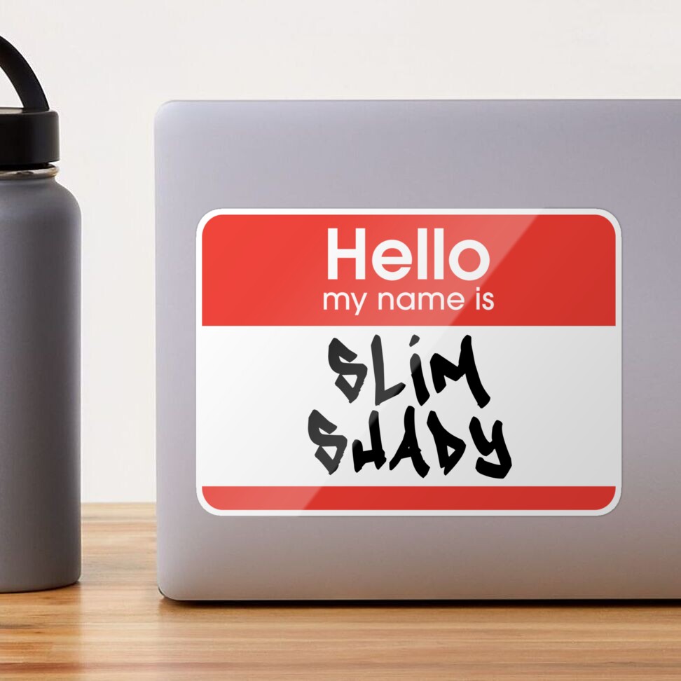 hello my name is slim shady  Coffee Mug for Sale by cool stickerz