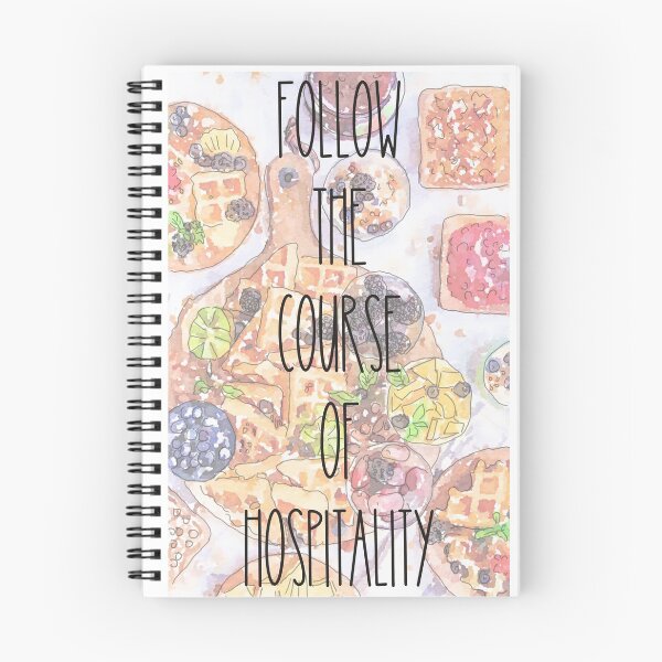 Item preview, Course of Hospitality designed and sold by Shutterbunny Art & Creative.