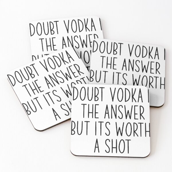 Item preview, I Doubt Vodka Is The Answer But It's Worth A Show designed and sold by tryin2brelevant.