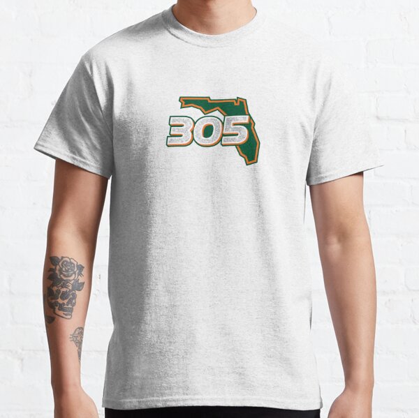 Miami 305 Bling Logo on Green Classic T-Shirt for Sale by SleepyLab