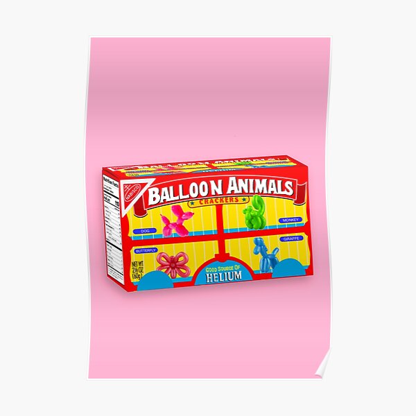 (Balloon) Animal Crackers Poster