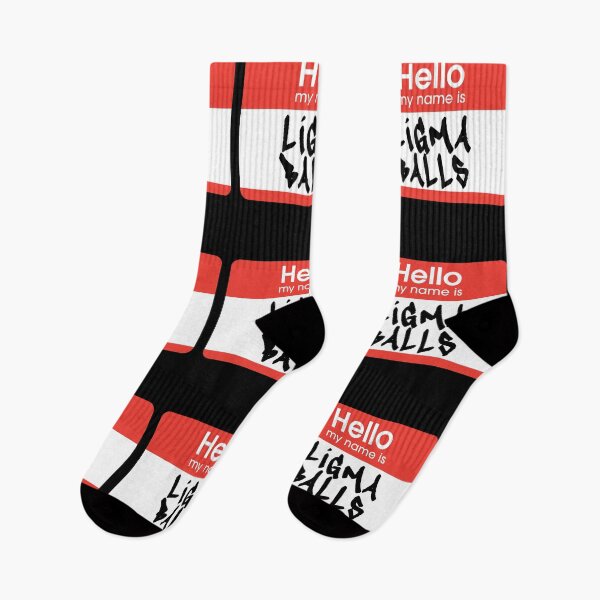 Item preview, Hello My Name Is Ligma Balls Label  designed and sold by everything4eva.