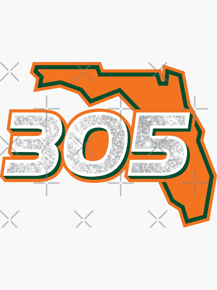 305 PRIDE - Miami Dolphins - Sticker