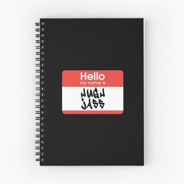Item preview, Hello My Name Is Hugh Jass Label  designed and sold by everything4eva.