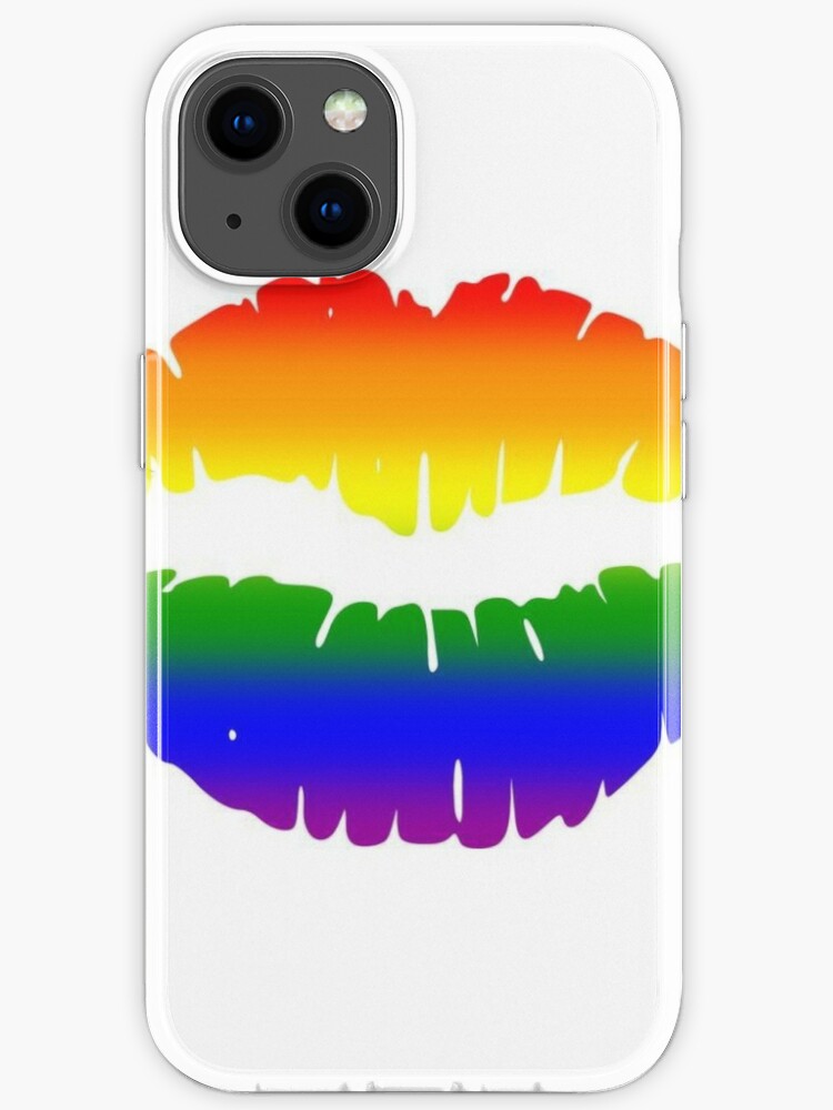 Rainbow Flag Png Lips Png Red Lips Png White Flag Png Rainbow Png Transparent Background Flag Pole Png Iphone Case By Sdem85 Redbubble