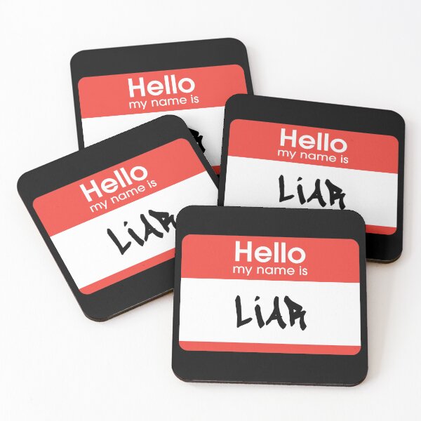 Item preview, Hello My Name Is Liar Label  designed and sold by everything4eva.