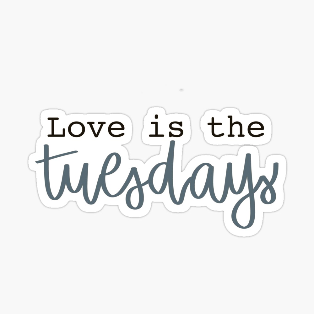 Love is the Tuesday Lyrics Wall Sign Jake Scott Song Wall Art Love is the Tuesdays Wood Sign with Wood Base
