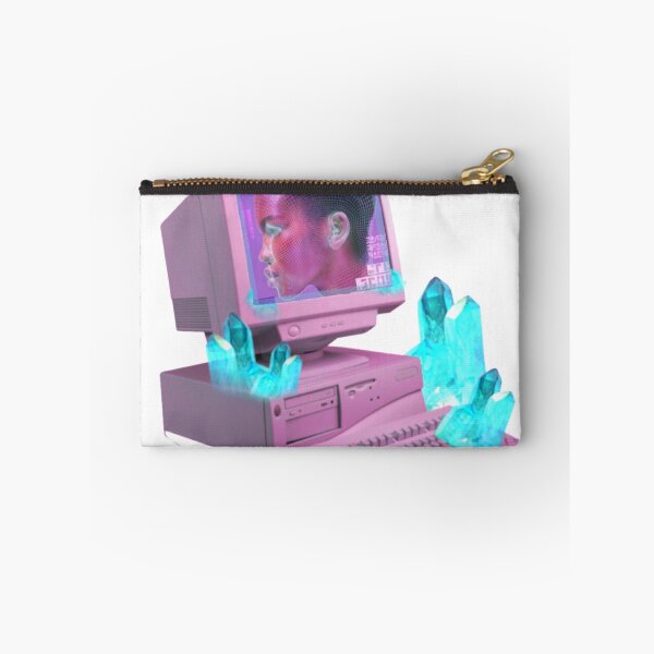 Item preview, rosa computadora cyber y2k vaporwave designed and sold by CyberScum.