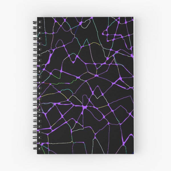 Item preview, Glow Lines 2 - Bright Colors on Black designed and sold by Whoopsidoodle.