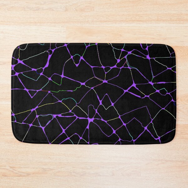 Item preview, Glow Lines 2 - Bright Colors on Black designed and sold by Whoopsidoodle.