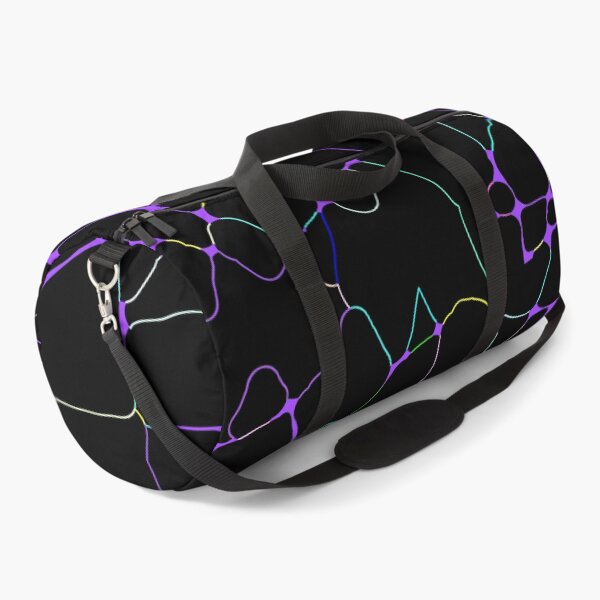 Item preview, Glow Lines 2 - Bright Colors on Black designed and sold by Whoopsidoodle.