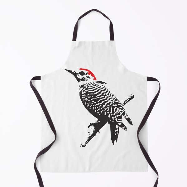 Item preview, Woodpecker in two colors urban street art designed and sold by Rosa Elena Albornoz Mendez.