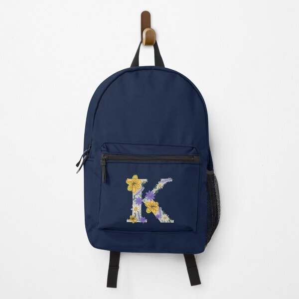 Item preview, The Letter K Floral Initial designed and sold by Gold Star Creative.
