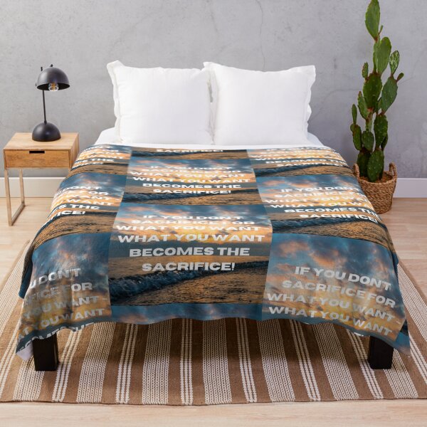Item preview, If You Don't Sacrifice Motivation Nature Inspired Design designed and sold by TheHappyK.
