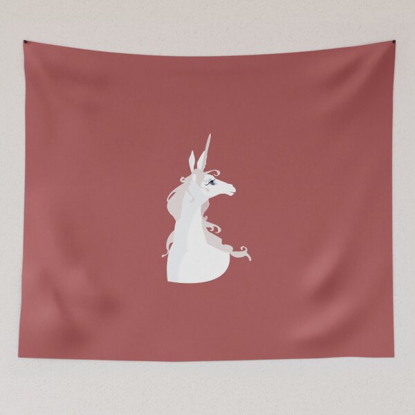 Aperçu de l'œuvre La dernière licorne au galop art licorne blanche créée et vendue par hakeem98.