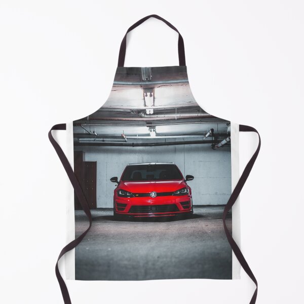 Item preview, Red hatchback car in parking garage designed and sold by erikallen920.