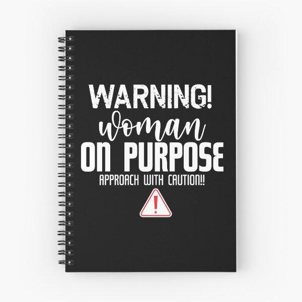Item preview, Warning! Woman On Purpose, Approach With Caution designed and sold by OnPurposeMarket.