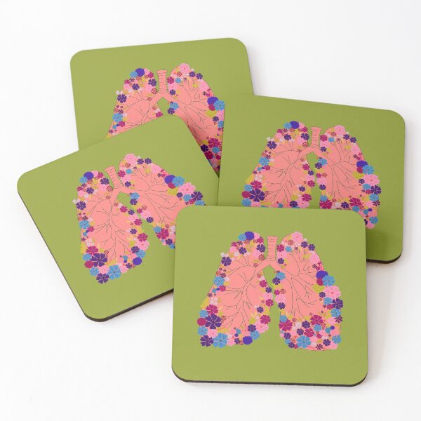 Item preview, DONATE Lungs with Flowers - Peach designed and sold by Emily Boynton.