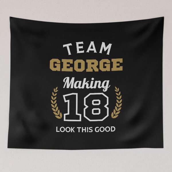 Aperçu de l'œuvre Idée cadeau George Name pour 18 ans créée et vendue par Sutra-Lotus-Co.