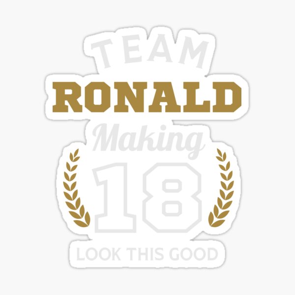 Ronald Name Stickers for Sale