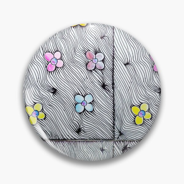 Item preview, Flower pattern - hand drawn inked pens & watercolors pattern - giftcard duvet, covers, comforters, prints canvas and blankets duvet designed and sold by SpiralStairShop.