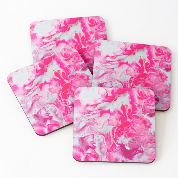 Item preview, Pink and Turquoise Abstract Art designed and sold by Michelle Weaver.