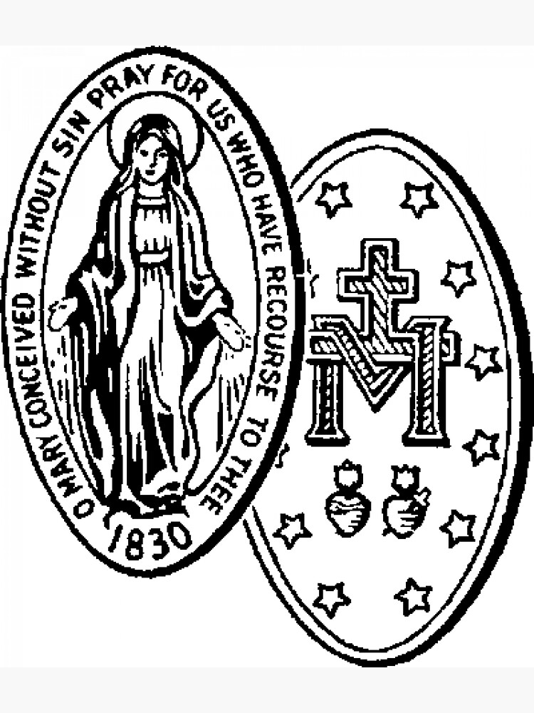 Icon Magnets: Miraculous Medal Magnet