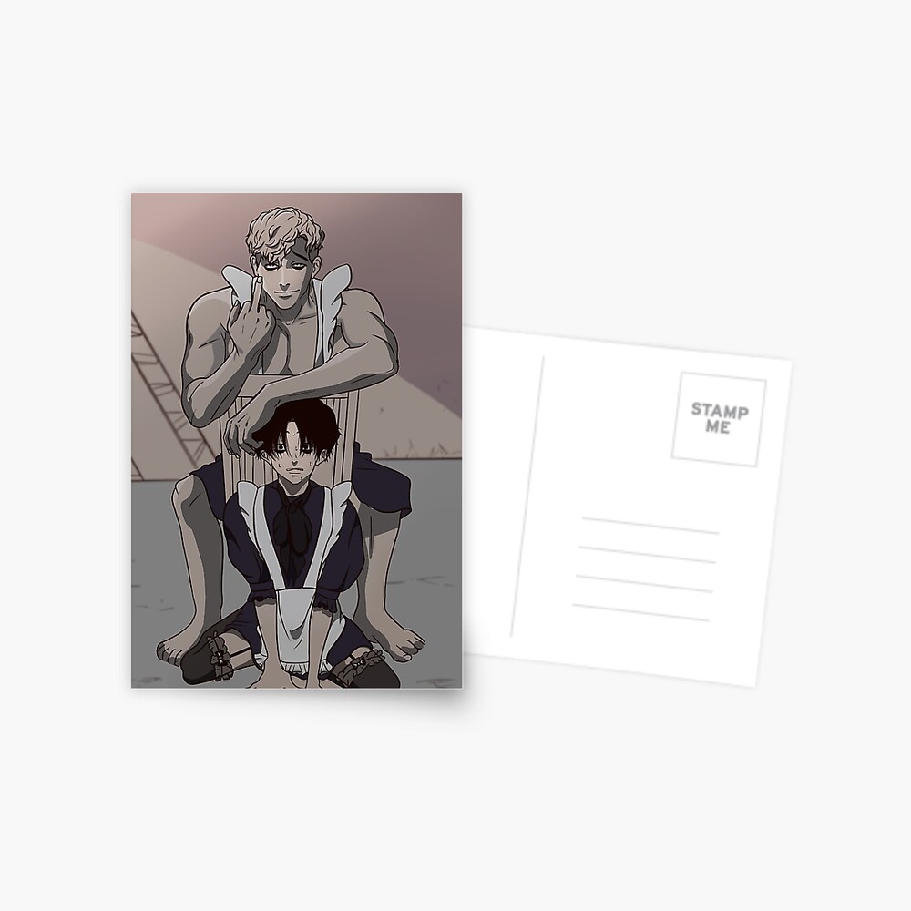 Killing Stalking Postcard for Sale by clqkiurz