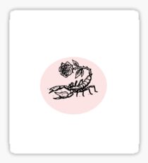 Scorpio Rose Sticker