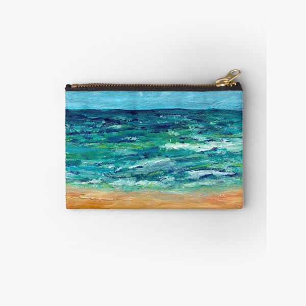 Item preview, Ocean Beach Sand Water Abstract Acrylic Painterly Style Artwork designed and sold by studioroya.