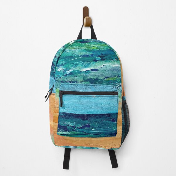 Item preview, Ocean Beach Sand Water Abstract Acrylic Painterly Style Artwork designed and sold by studioroya.