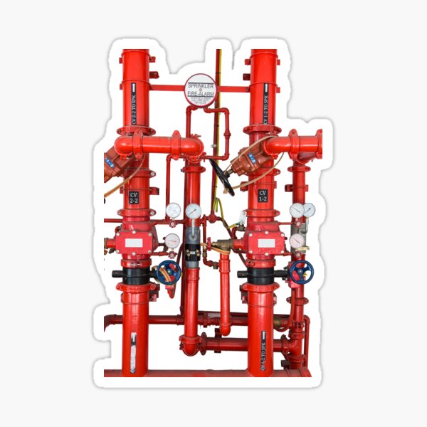 Item preview, Decorative Art Red Pipes designed and sold by WheresMyMojo.
