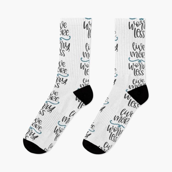 Item preview, Live More Worry Less designed and sold by Phorase.