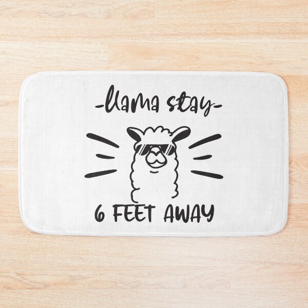 Item preview, Llama Stay 6 Feet Away designed and sold by Phorase.