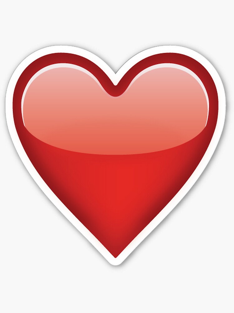 Sticker Red heart 