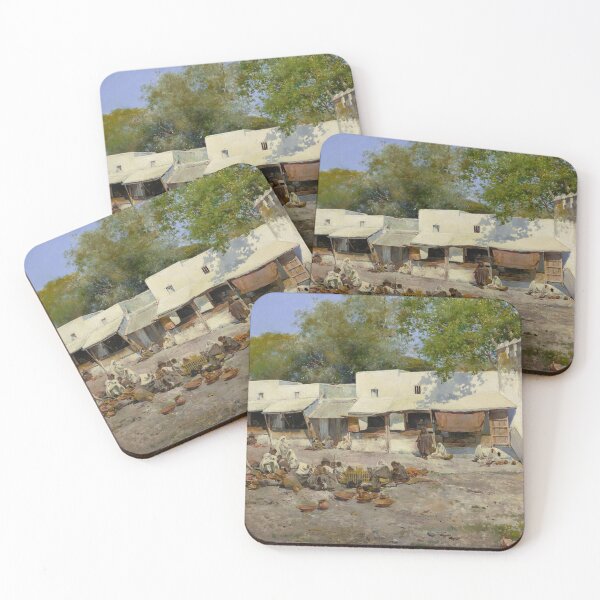 Item preview, Emilio Sanchez-Perrier - Market Place, Tangiers designed and sold by Rehs.
