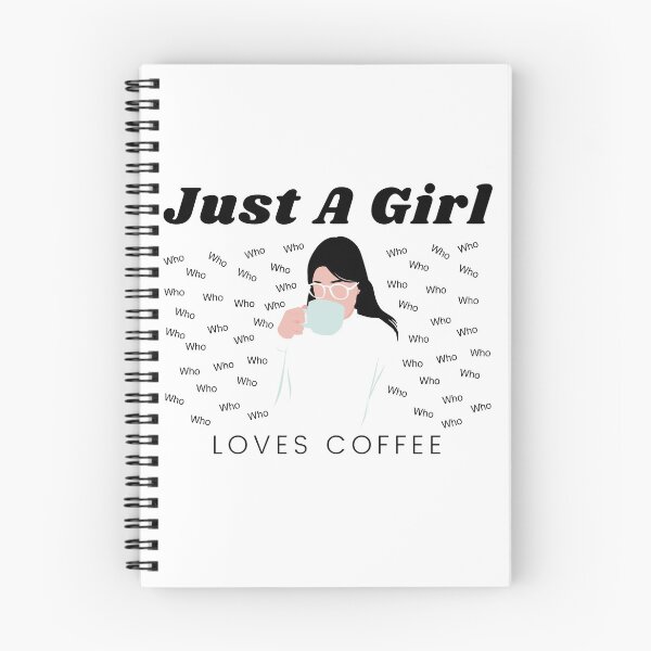 Item preview, Just A Girl Who Loves Coffee T-shirt designed and sold by Johnny Khoury.