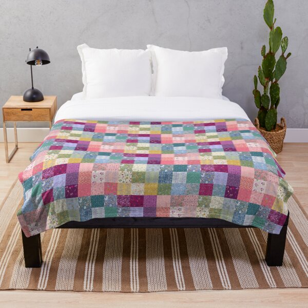 Happy Easter Quilt by Tea with Xanthe Throw Blanket