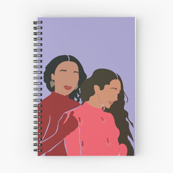 Item preview, Raveena & Hitomi | Colourful Illustration designed and sold by milangfx.