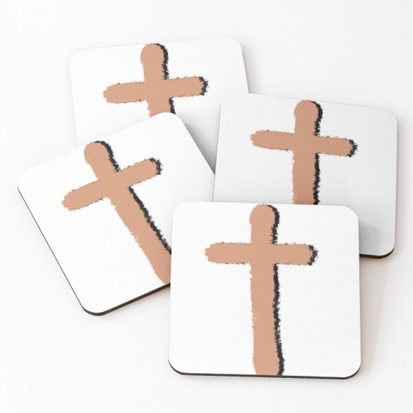 Item preview, Terracotta Cross with shadow designed and sold by leenaraquell.