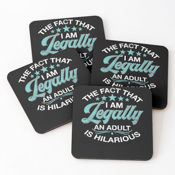 Item preview, 18th Birthday Gift I'm Legally An Adult Is Hilarious designed and sold by BaseStore.