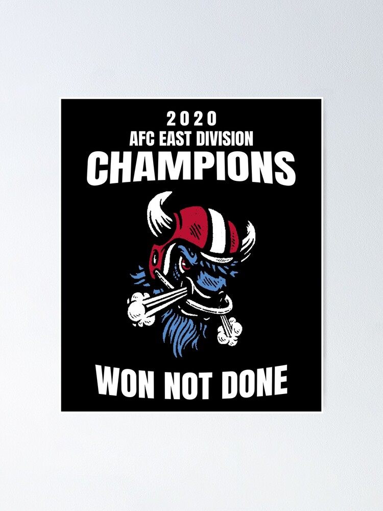 Buffalo Bills AFC East Champions 2020 - 21 | Poster