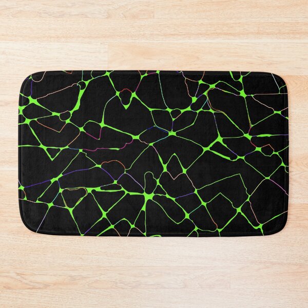 Item preview, Glow Lines - Lime Green Multicolor designed and sold by Whoopsidoodle.