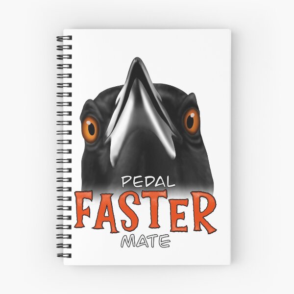 Item preview, Pedal faster mate! Magpie design  designed and sold by Krystalkayart.