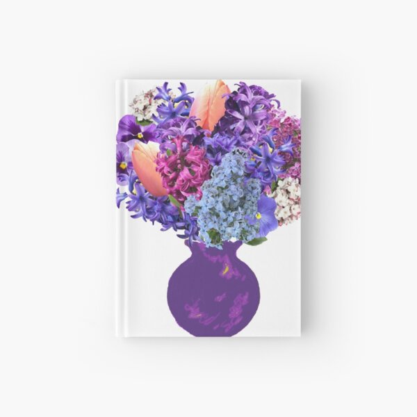 April in the garden bouquet sticker by Tea with Xanthe Hardcover Journal