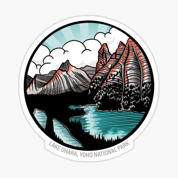 Artikel-Vorschau von Lake O'Hara, Yoho Nationalpark, British Columbia, Kanada, designt und verkauft von csadventureart.
