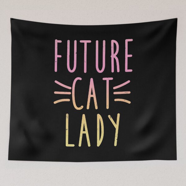 Item preview, Future Cat Lady designed and sold by BaitHook.