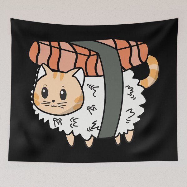 Item preview, Sushi and Cats Are My Valentine - Cat Mother Sushi designed and sold by YueHeng Creates ⭐⭐⭐⭐⭐.